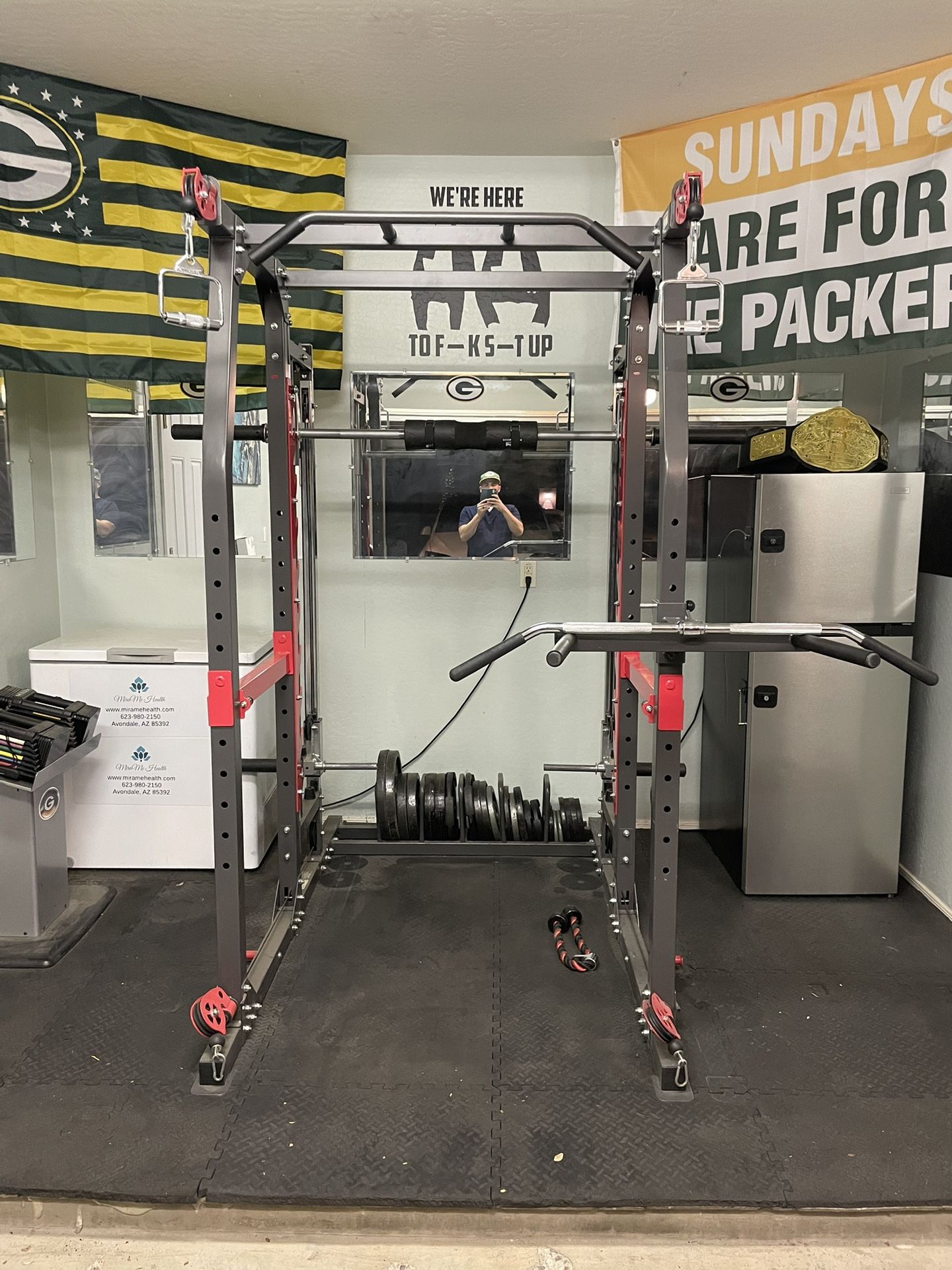 Marcy Pro Smith Machine Home Gym Training System Cage SM- 4903