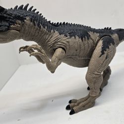 Jurassic World Dominion Extreme Damage Roarin' Allosaurus Figure Mattel Dinosaur Kids Toy Retro