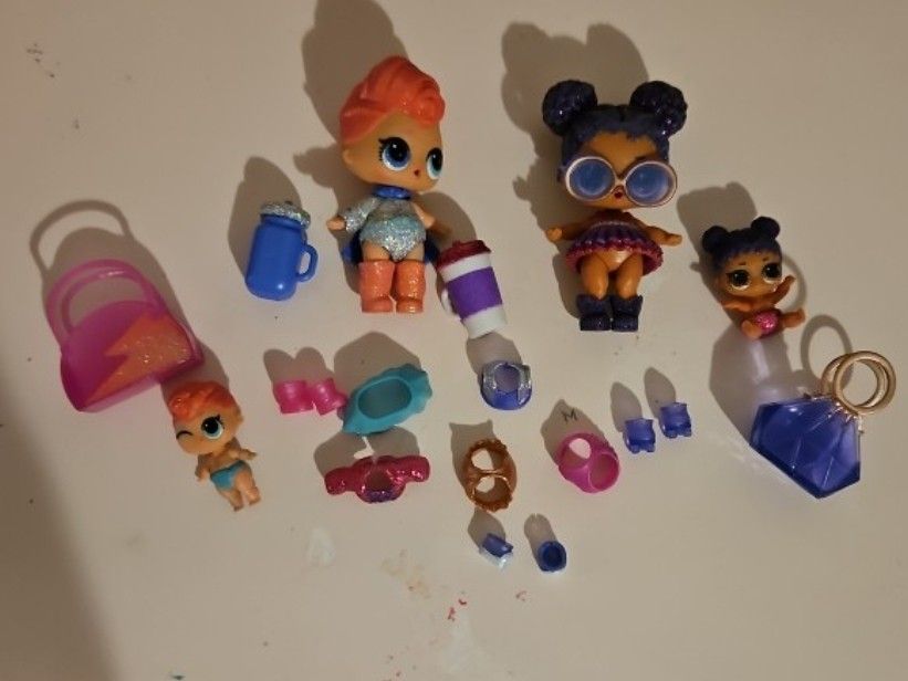 Lol dolls Bag 1A Purple Queen, Stardust And Little Sisters