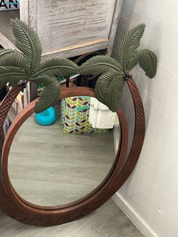 Beautiful antique mirror metal frame