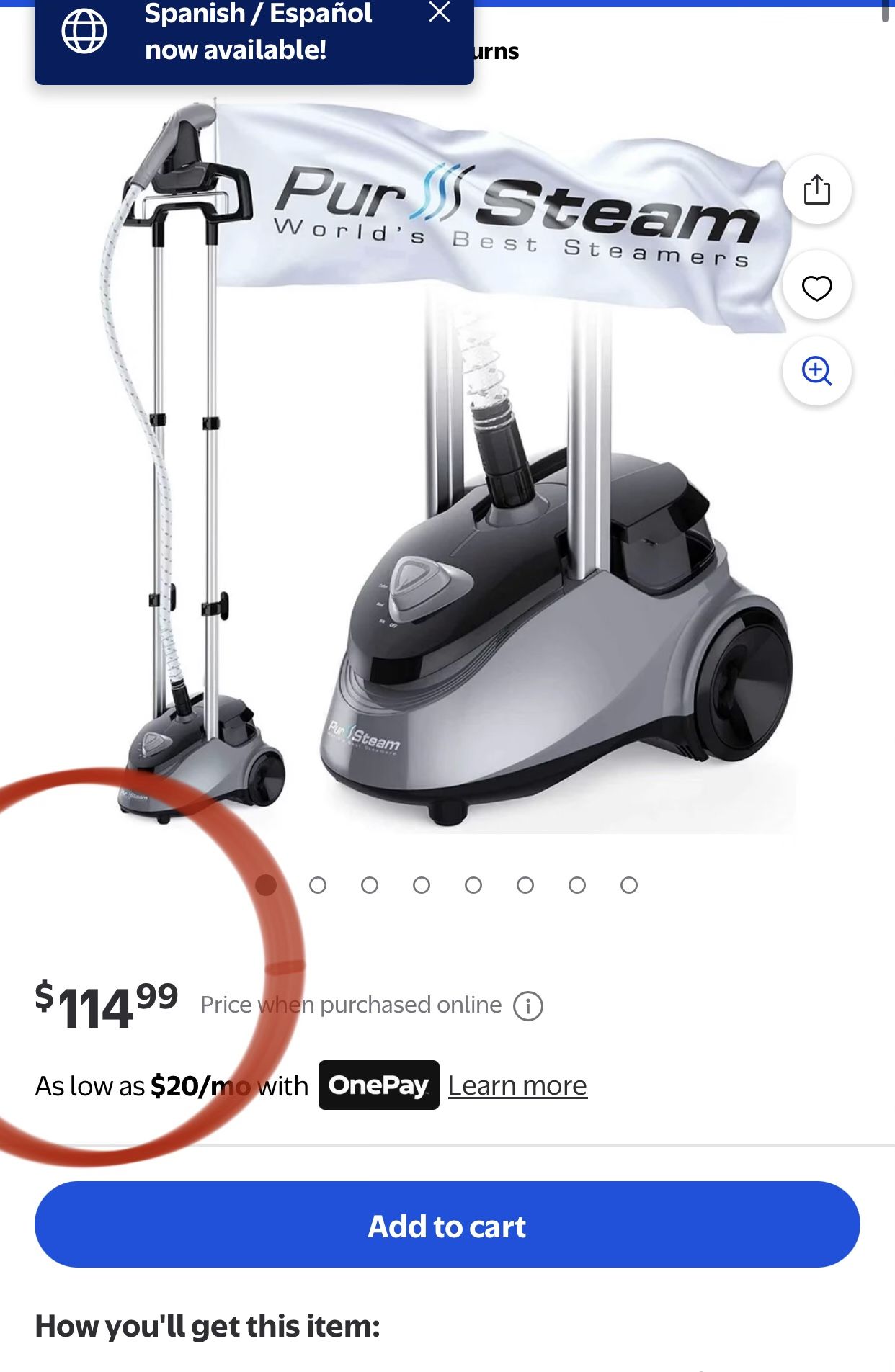 Pur Steam PS-950x Garment Steamer♥️Bestest Steamer I Have Ever Owned♥️