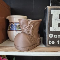 Cute Work Boot Succulent Planter 