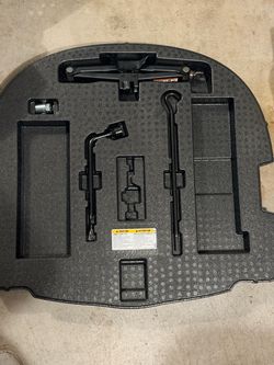 Lexus ES300 ES300h OEM Spare Tire Tool Kit with Jack and spare tire and carpet trunk mat