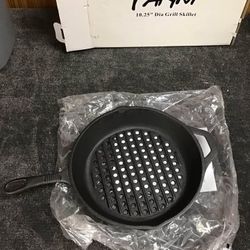 Parini 10.25" Dia Grill Skillet 