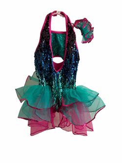 Jazz or Ballroom Girl Dance Costume