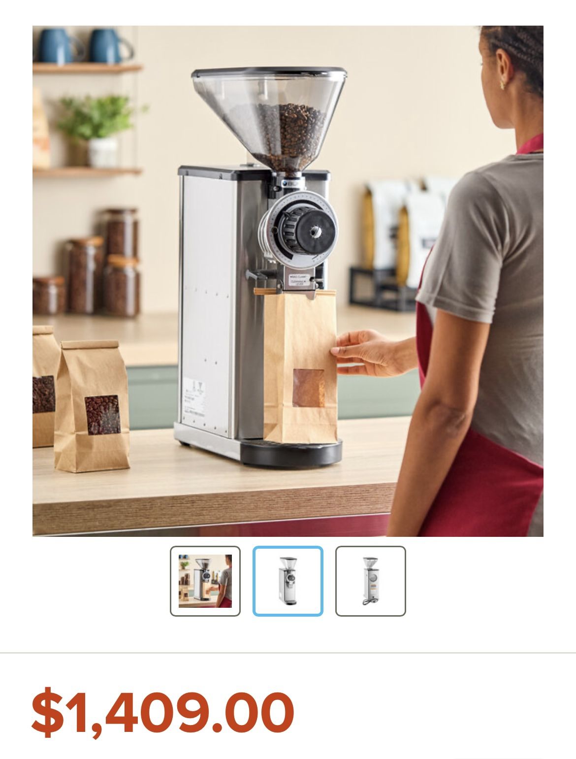 Commercial BUNN Coffee Grinder PN:55(contact info removed)