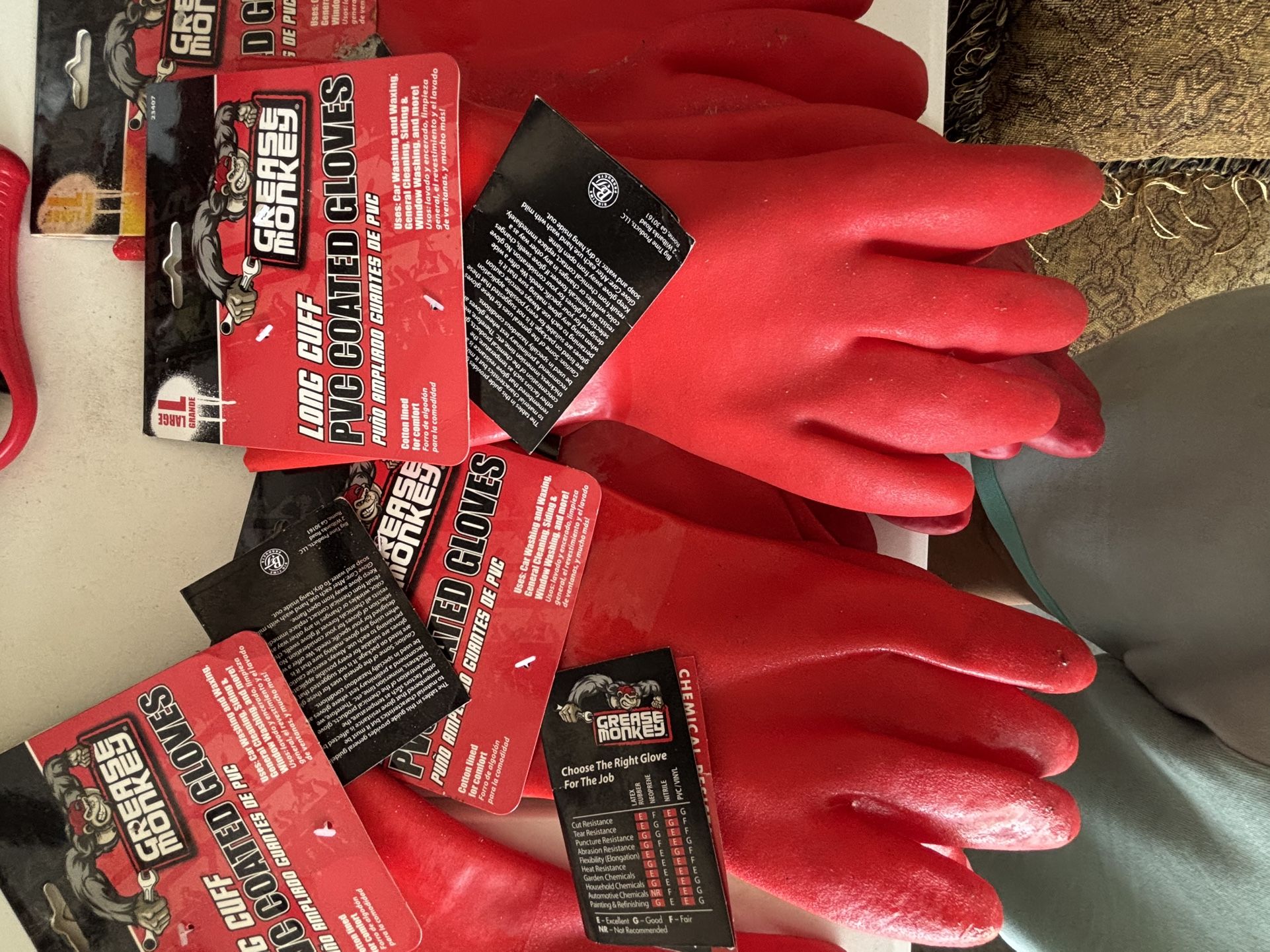 Grease Monkey PVC Coated Gloves