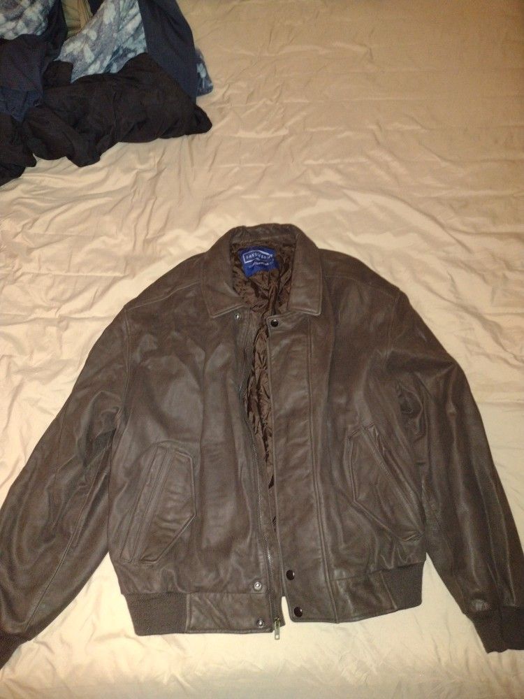 Saville Row Genuine Leather Jacket XL