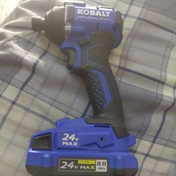 24v kobalt 1/4 impact drill