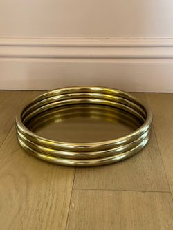 Gold tray