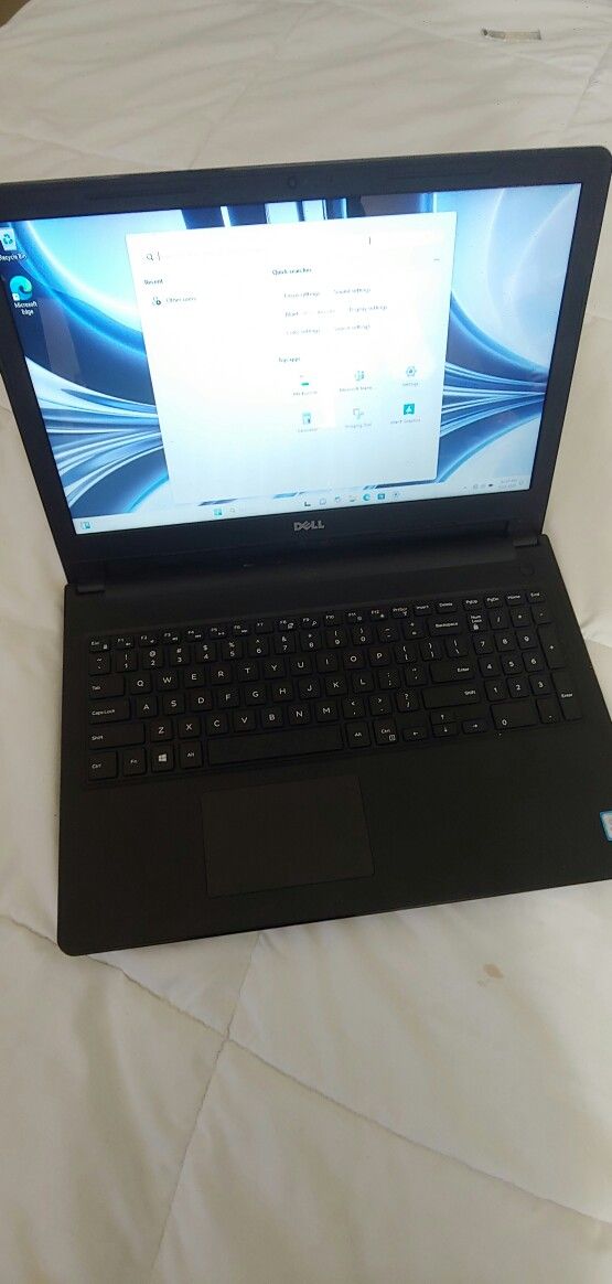 DELL LAPTOP 15" UNLOCKED touch screen WINDOWS 11 8GB RAM 1tb Hd COMPUTER FREE CHARGER works great