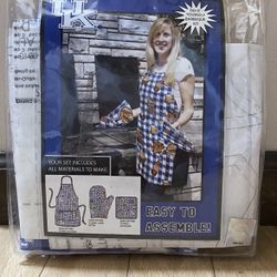 University Of Kentucky DIY Apron Oven Mitt Potholder Kit