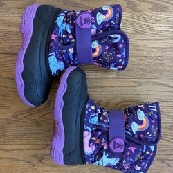 Kamik Snowbug Little Girl’s Snow Boots - Size 12