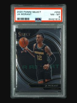 2020 Panini Select Ja Morant #255 PSA 8