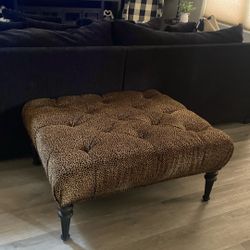 Leopard Ottoman 