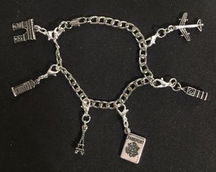 Traveling The World Charm Bracelet