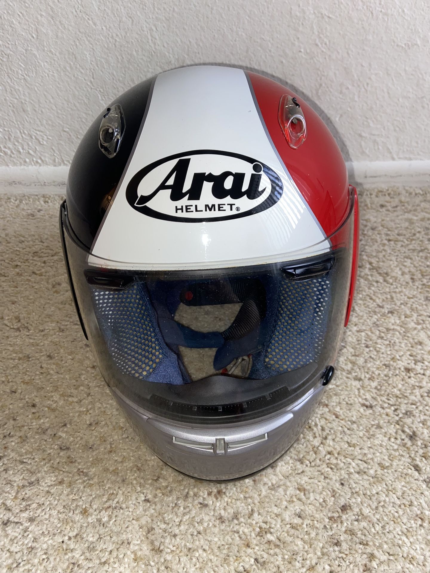 Arai Quantum f Helmet (Agostini Replica in Black)