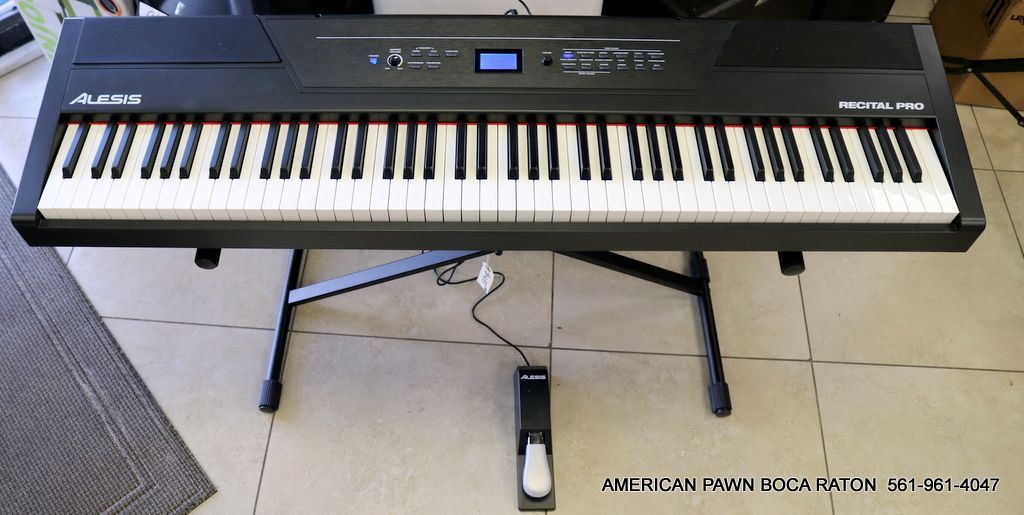 Alesis Recital Pro 88-Key Hammer-Action Digital Piano NO Pedal NO STAND