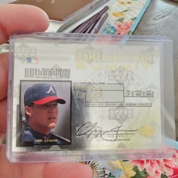 Chipper Jones 2000 Upper Deck Superstar Summit Insert Baseball Card 