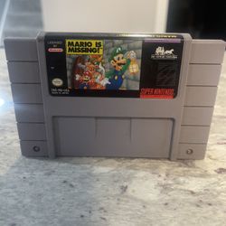 Mario Is Missing For Super Nintendo SNES 