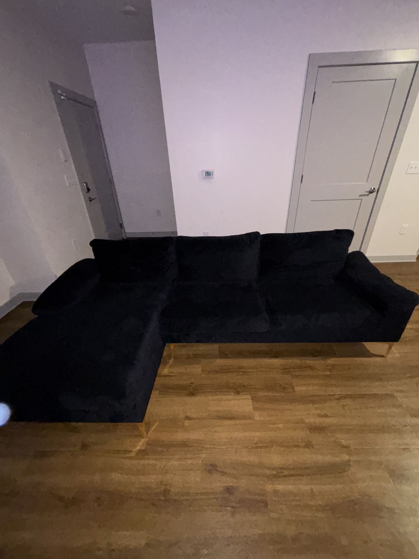 Black Sectional Couch