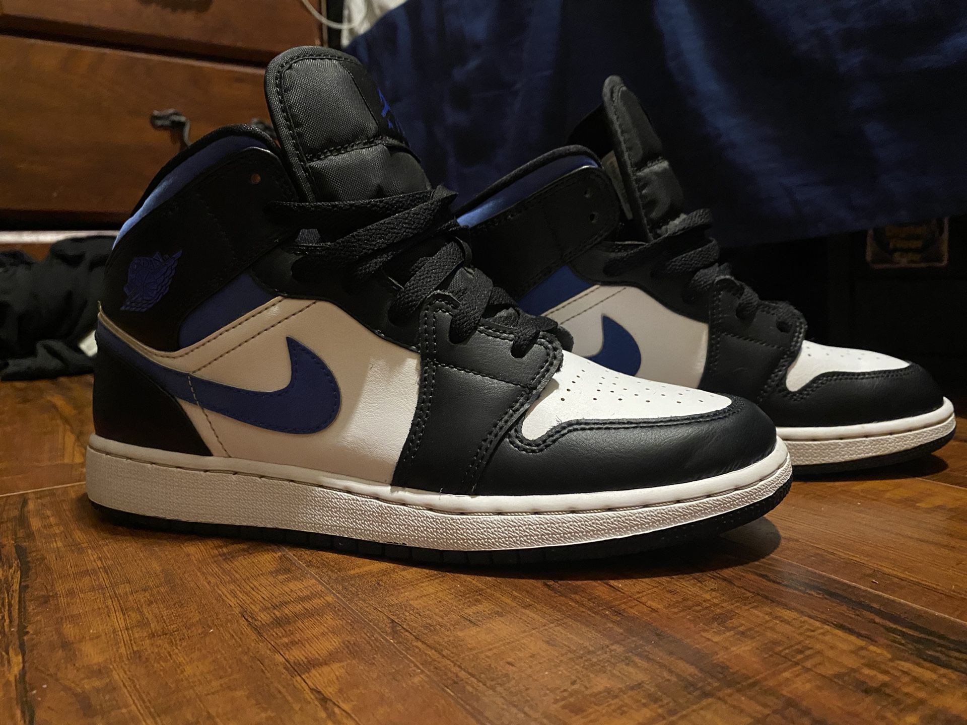 Nike Sneaker Air Jordan High Og Black Game Royal Royal Reimagined 
