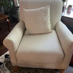 Vintage Re-upholstered Rocking Chair