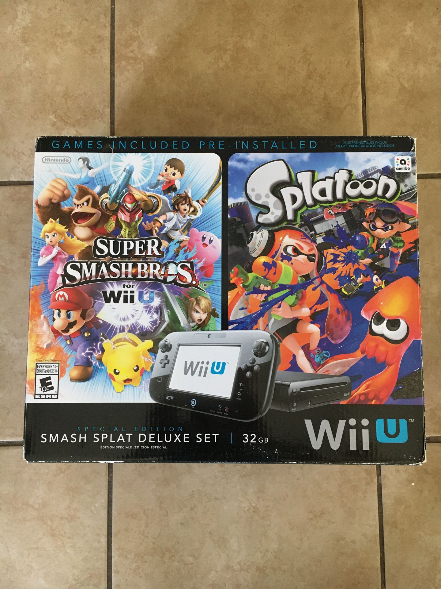 Nintendo Wii U Smash Splat Deluxe Set 32 GB