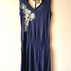 Black Dress With Gold Application Women's Size S / Small  