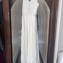 White Dress  - Size 8