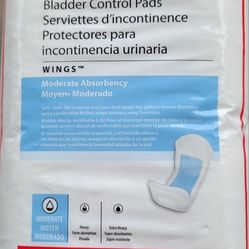 Cardinal Bladder Pads With Wings (Qty 20)