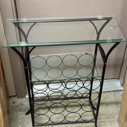 Vintage Iron Wine Rack
