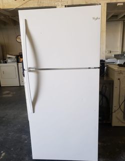 Whirlpool Top Mount  White Refrigerator Fridge
