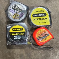 Tape Measure $3 Each ($10 4 Pieces)