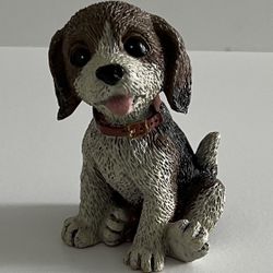 Vintage Resin Beagle Dog Puppy Figurine