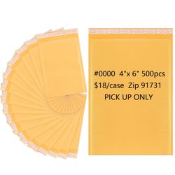 #0000 Kraft Bubble Mailer Size 4”x6”