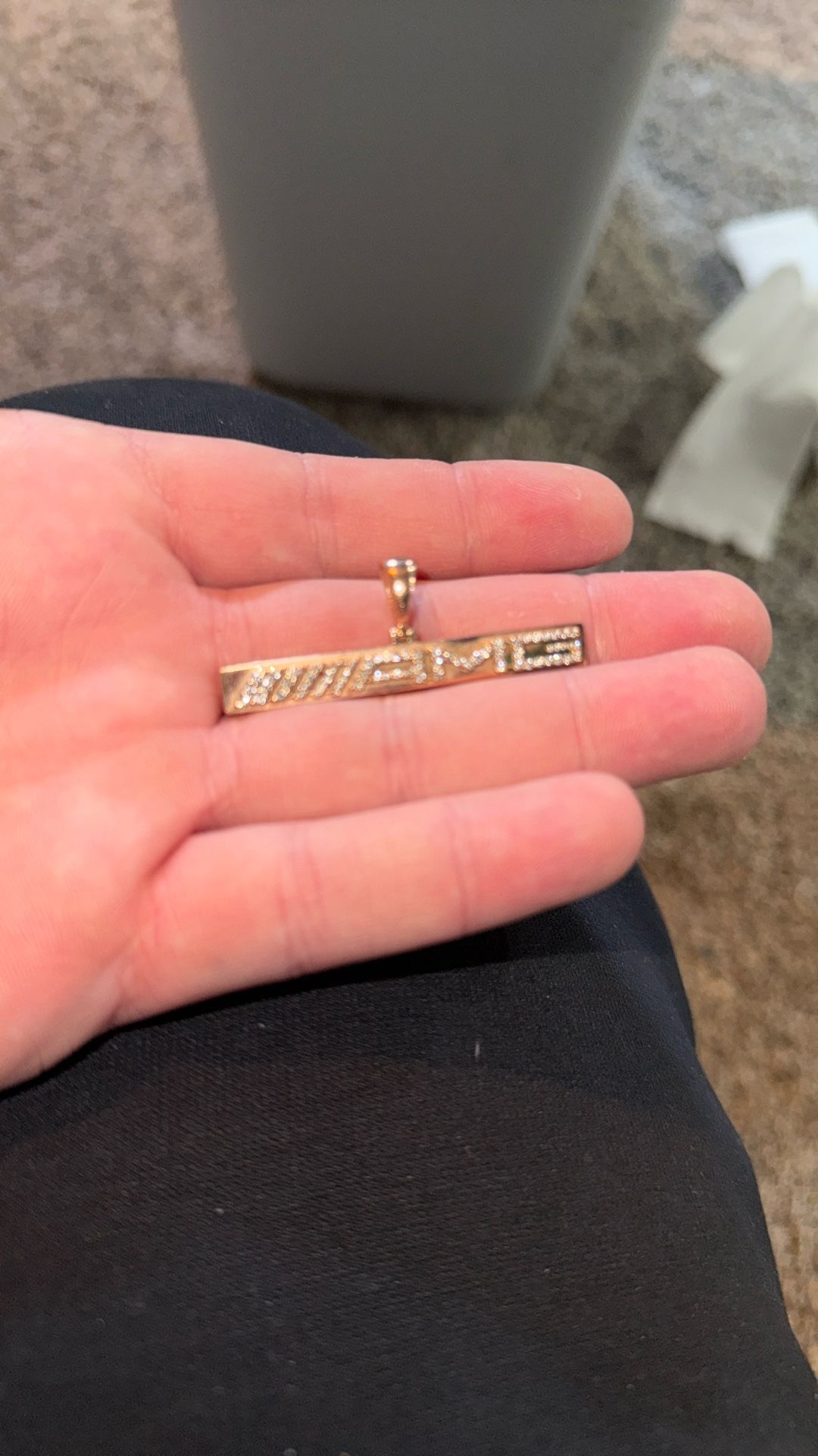 AMG real Gold Real Diamon Pendant