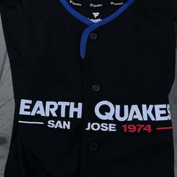 SJ Earthquake Baseball Jersey 