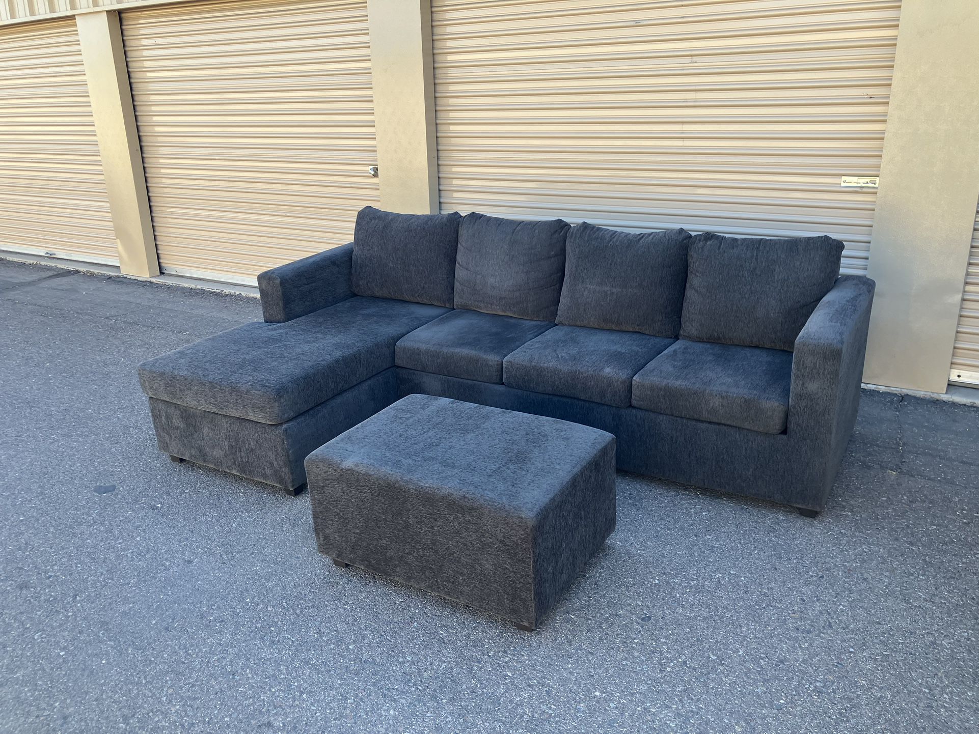 FREE DELIVERY Charcoal Gray Sectional 