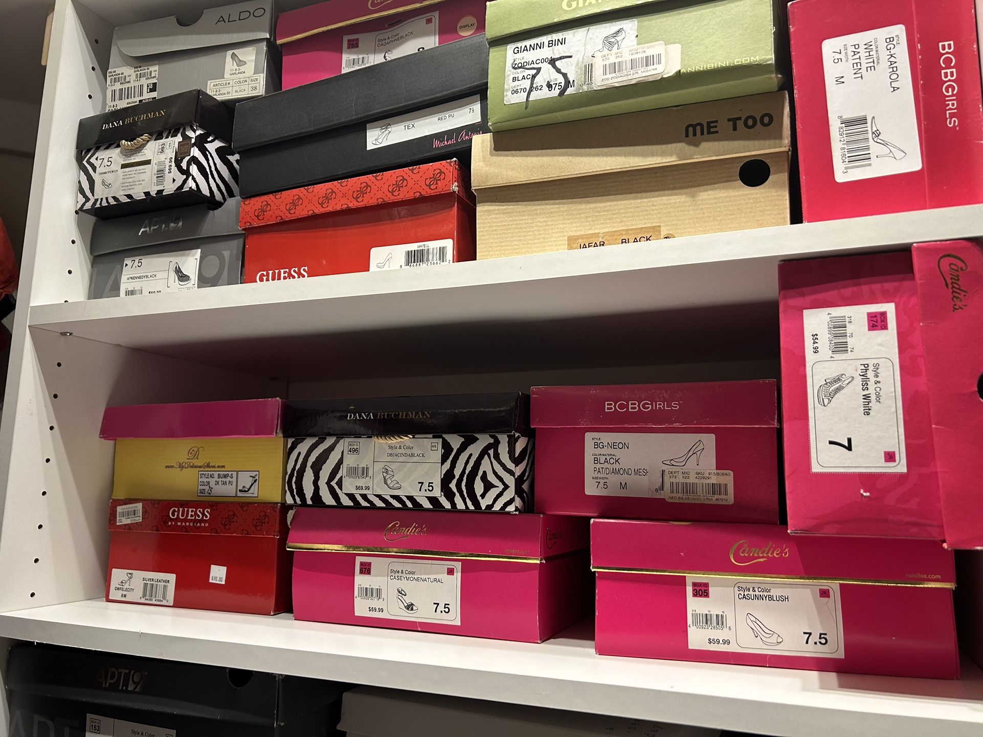 Lots Of Boxes Of Heels / Pumps/ Ladies Shoes