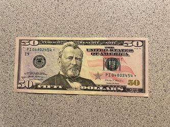 Fifty Dollar Star ⭐️ Note😎