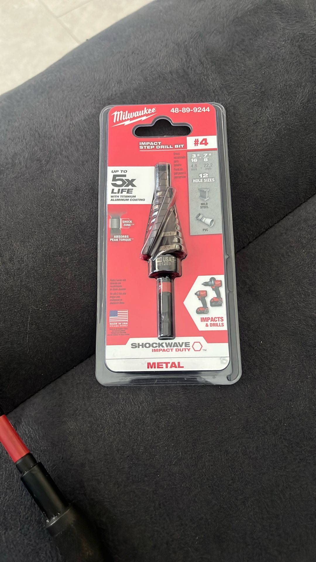 Milwaukee Step Drill Bit