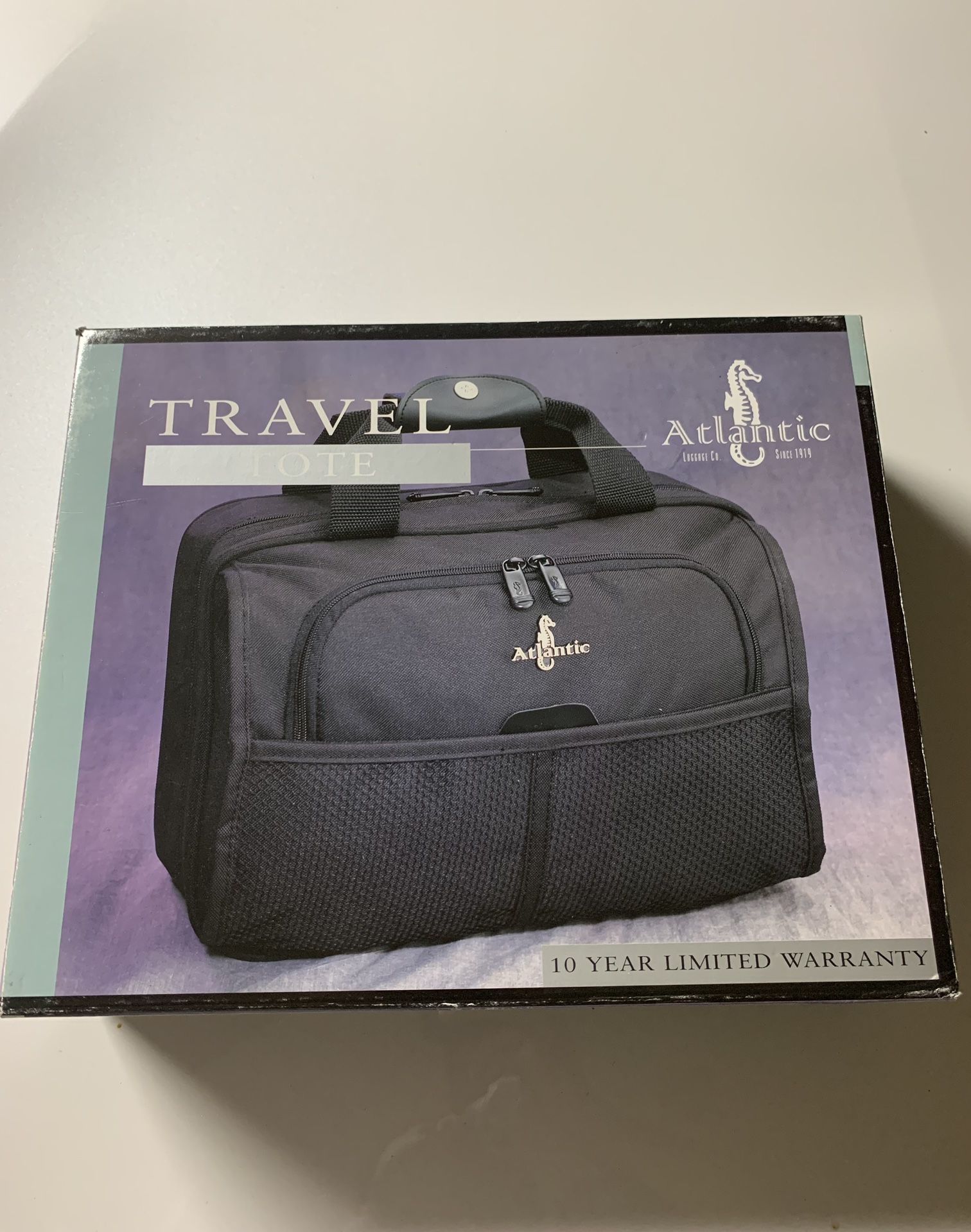 Atlantic Black Cherry Canvas Multi Pocket Travel Carry On Luggage Bag