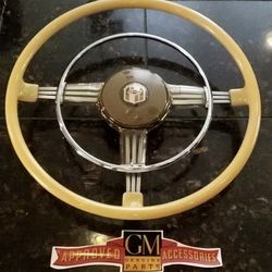 1942-48 Chevrolet Banjo Steering Wheel Completely Restored 