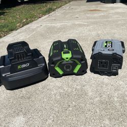 EGO 140W Inverter + 56V Battery & Charger Bundle — Excellent Condition