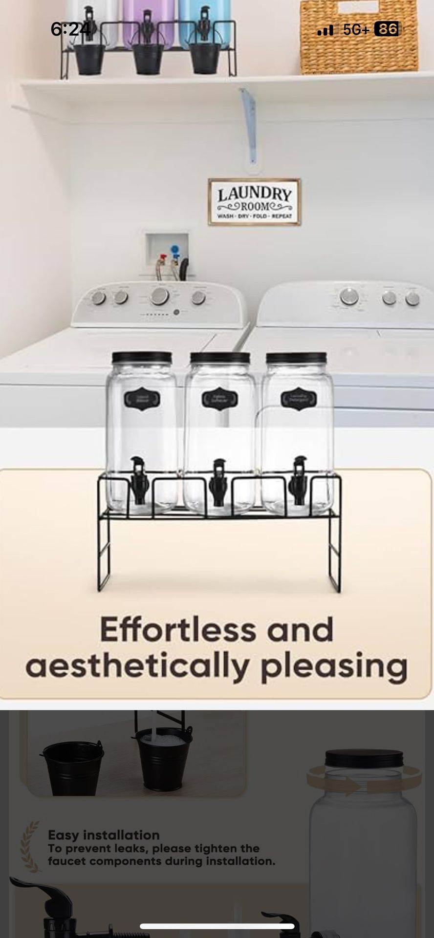 Laundry Room Detergent And Softener Dispensers