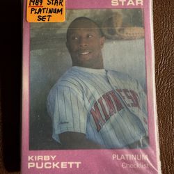  1988 Star Company Baseball Kirby Puckett Platinum 10 Card Set Rare Factory Sealed