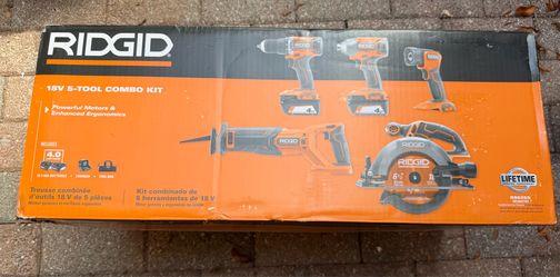 Ridgid 5 tool combo kit