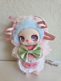 Liila's Chef Kitten Liila Cat Plush - White Peach Jam Donut