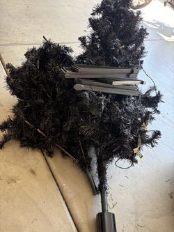Black Christmas tree 6ft